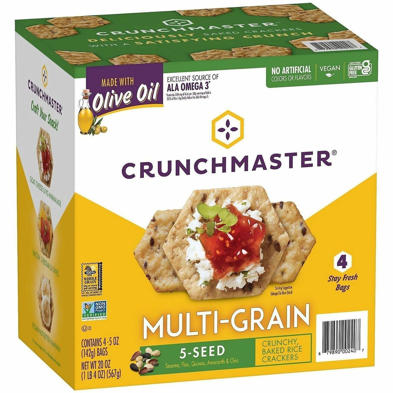 Food 5 Seed Crackers 20Oz