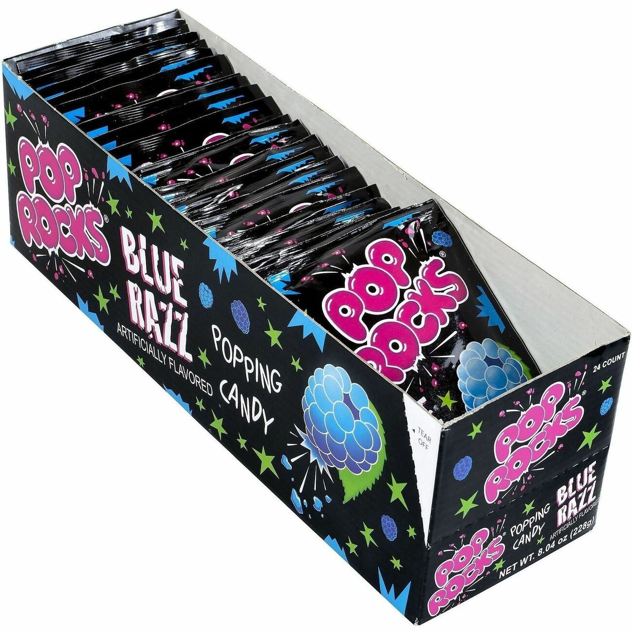 Candy Pop Rocks Bl Rasp 24Ct
