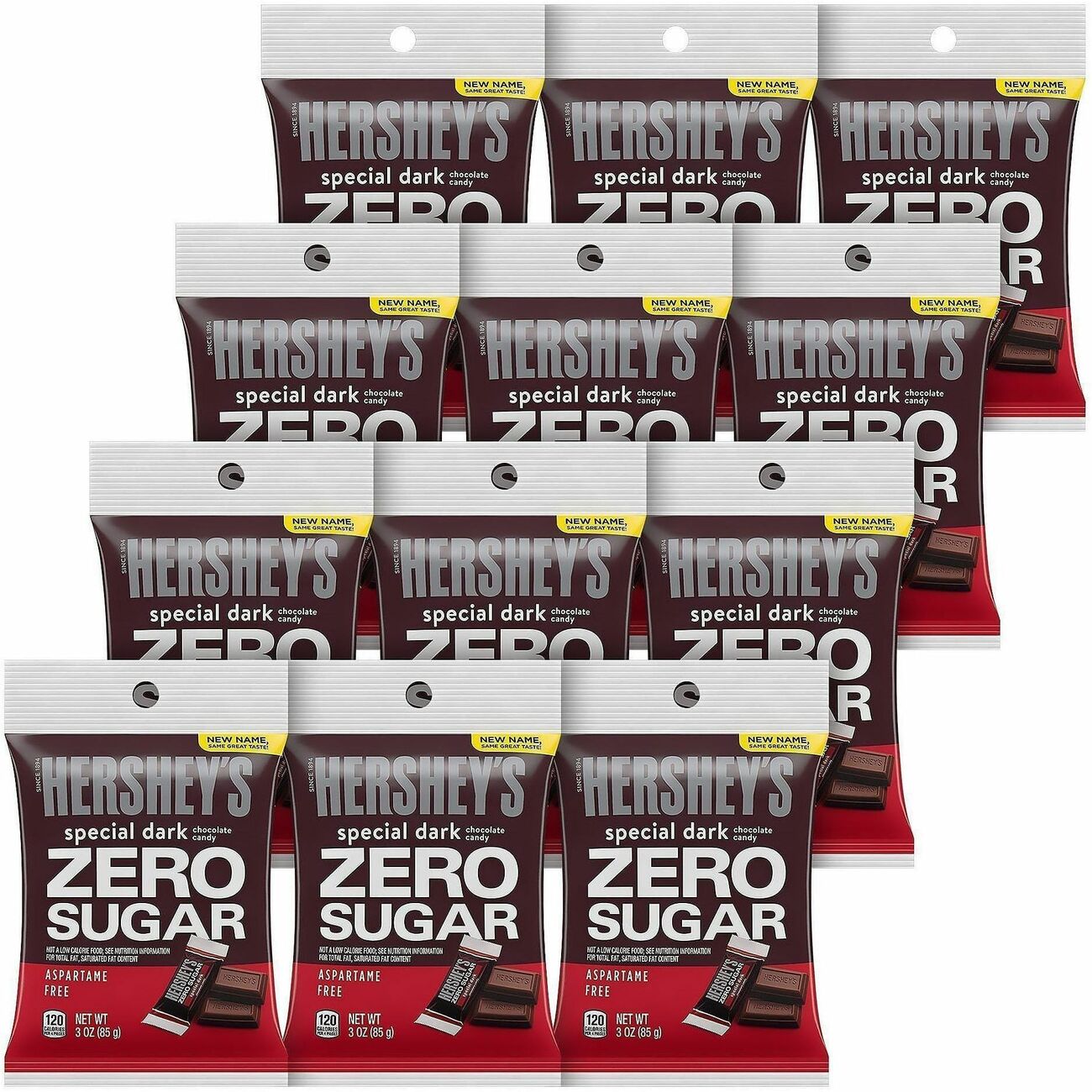 Candy Drk Sug Free Choc 12Ct