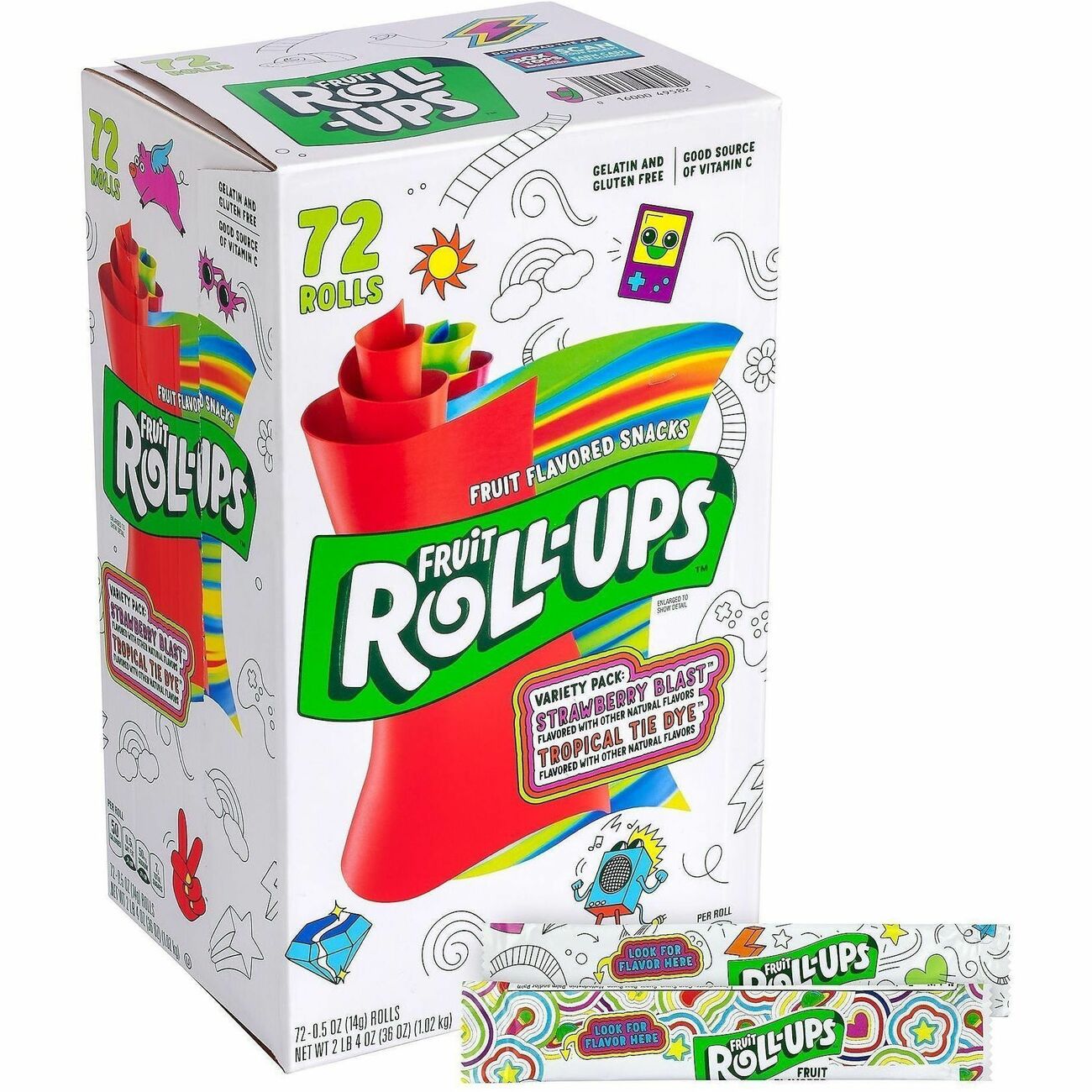 Food Frt Rollups 72Ct