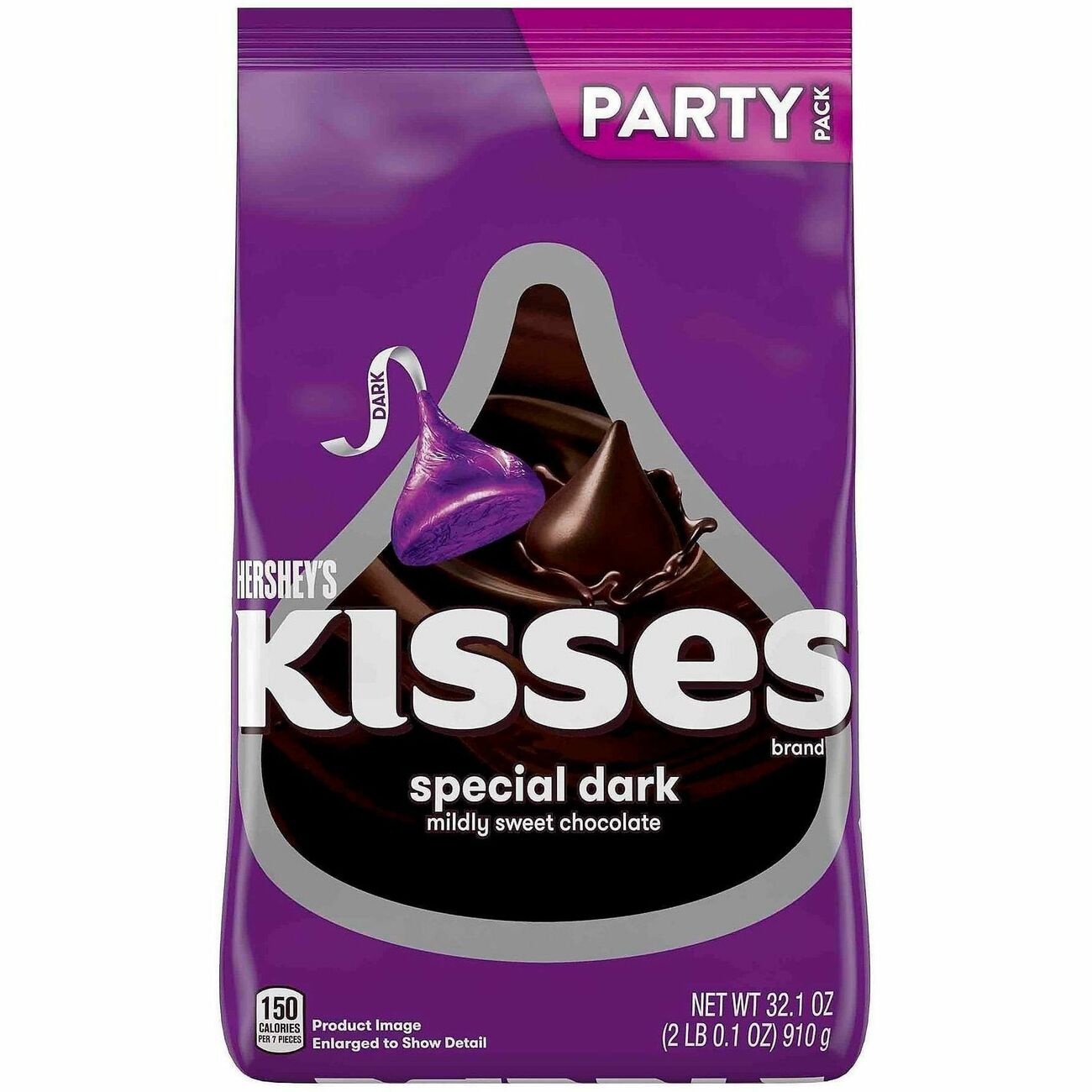 Candy Drk Kisses 32.1Oz