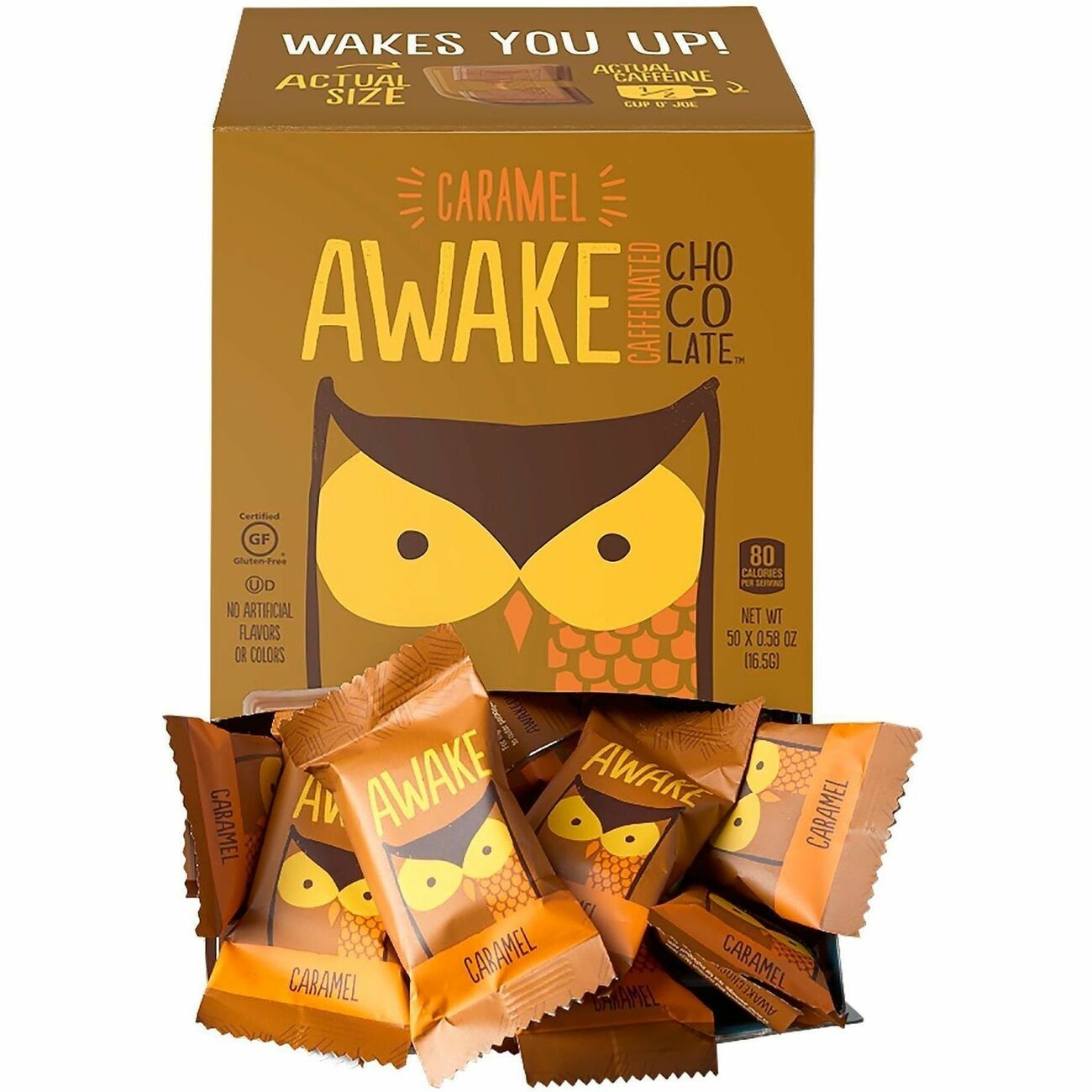 Food Awake Caf Bites 50Ct