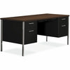 HON Desk Double Ped Mocha