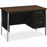 HON 34000 Series B/F Single Pedestal Metal Desk