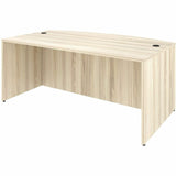 Lorell Essentials Bowfront Desk Shell
