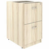 Lorell Essentials 2-Drawer Fixed Pedestal File Cabinet