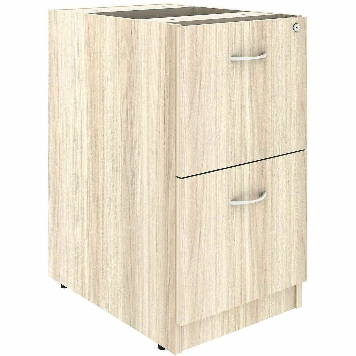 Lorell Essentials 2-Drawer Fixed Pedestal File Cabinet