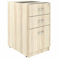 Lorell Essentials 3-Drawer Fixed Pedestal File Cabinet
