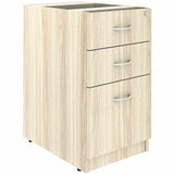 Lorell Essentials 3-Drawer Fixed Pedestal File Cabinet