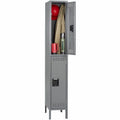 Tennsco Double-Tier Steel Lockers