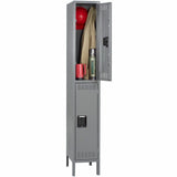 Tennsco Double-Tier Steel Lockers