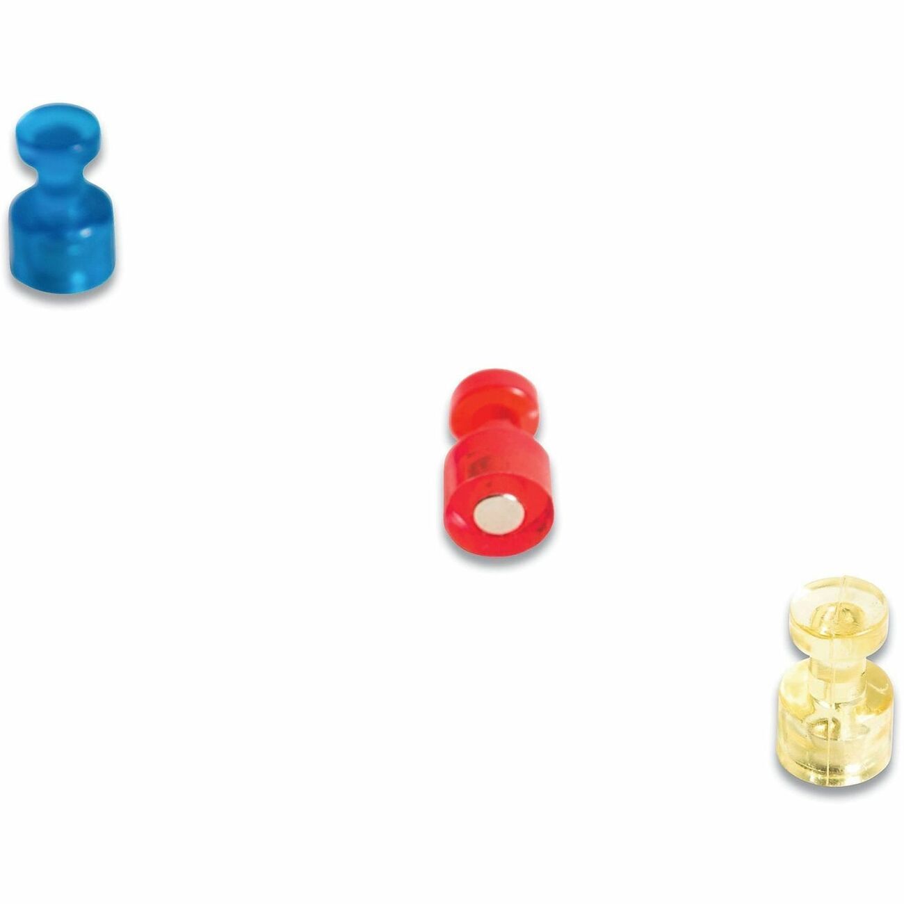 MasterVision Pushpin Magnetic 6/Ast