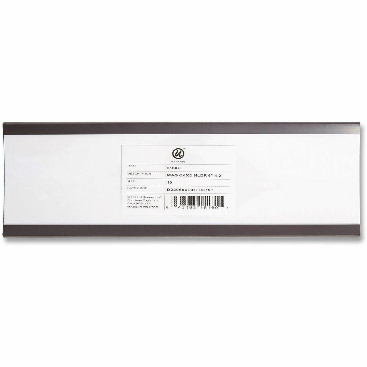 U Brands Magnetic Data Card Holders