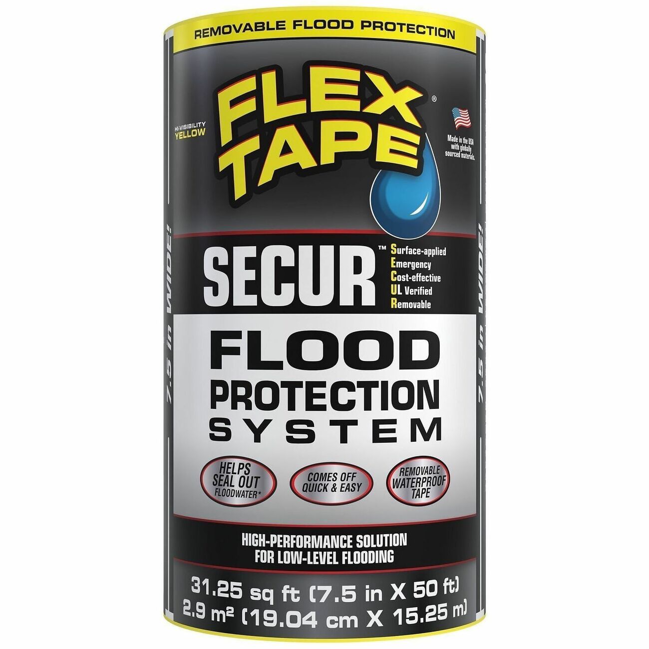 Tape 7.5X50 Yellow