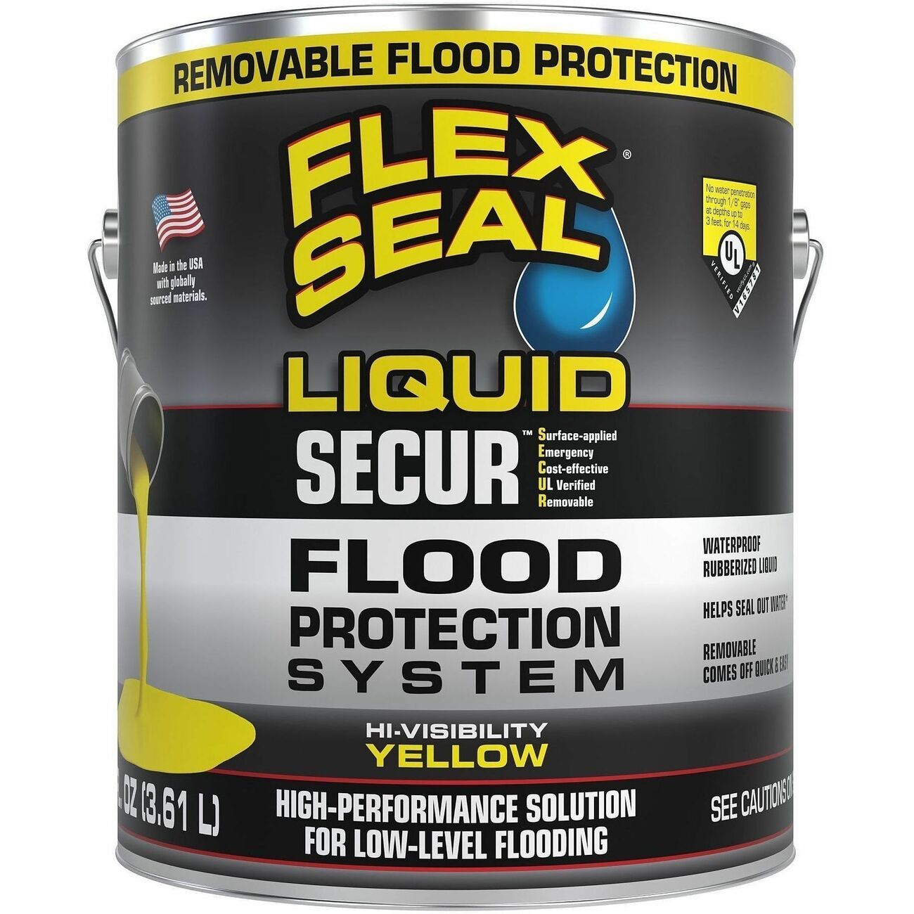 Rubber Liquid 122Oz Yellow