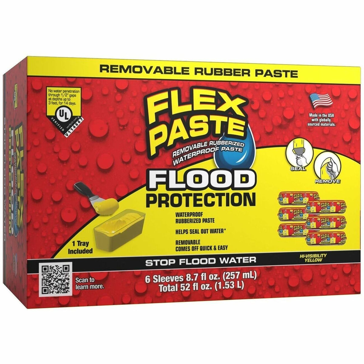 Paste 6 Sleeves 52Oz Yellow