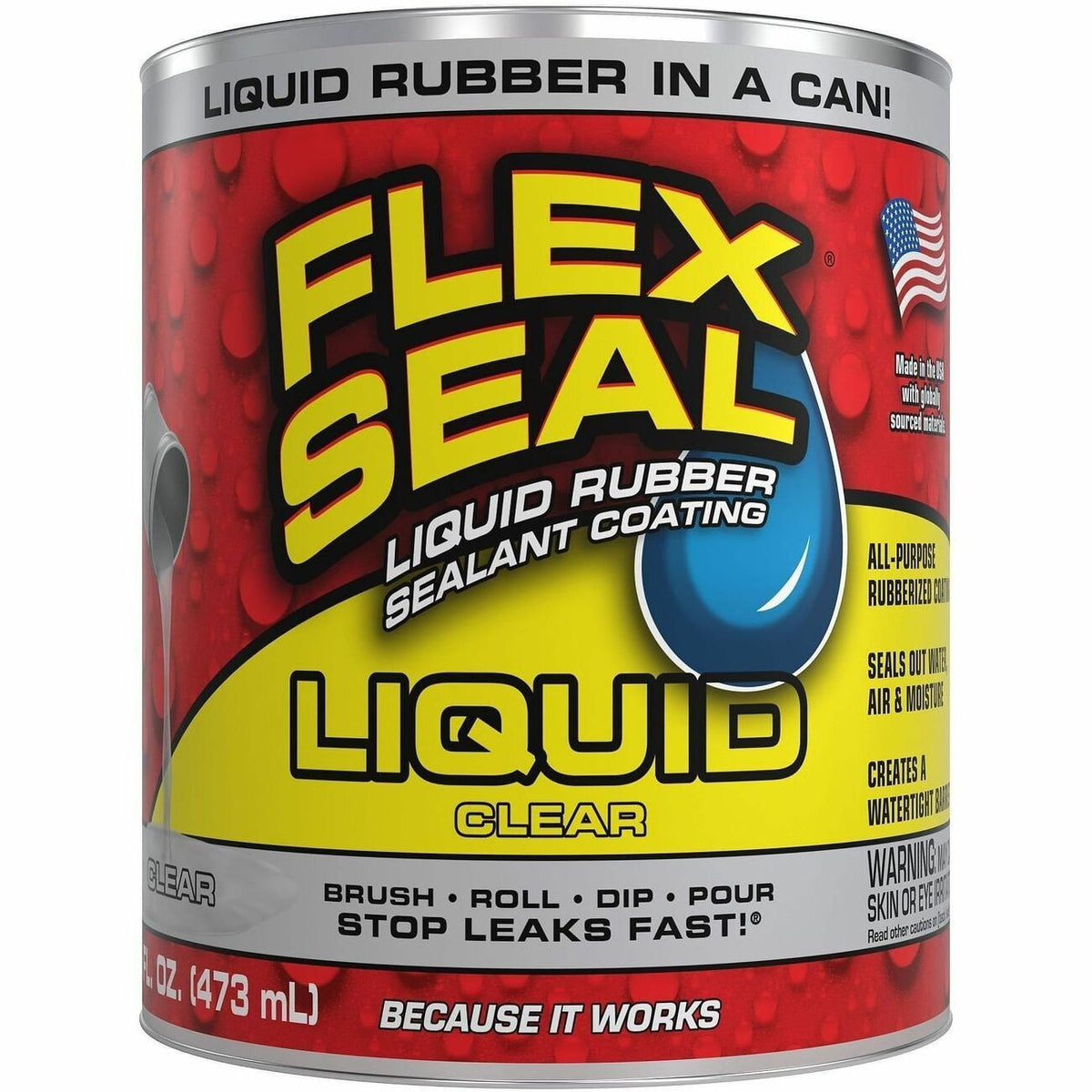 Rubber Liquid 16Fl Oz Clear