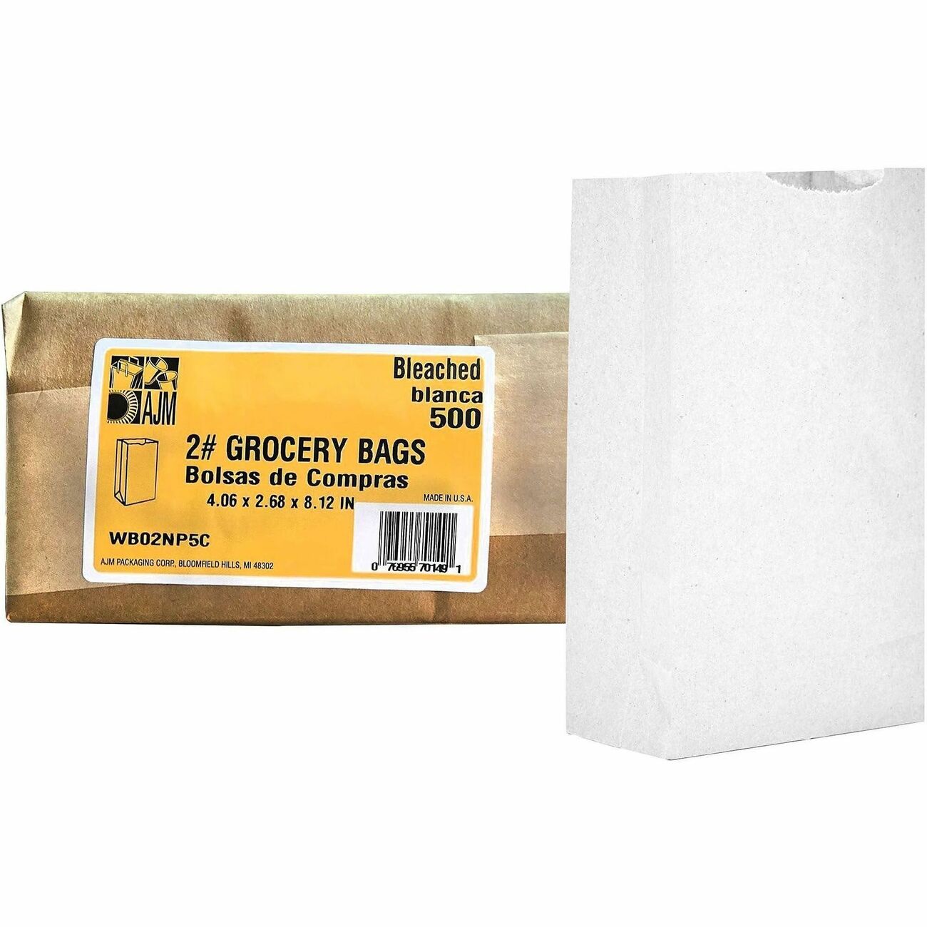 Bag Paper 2# White
