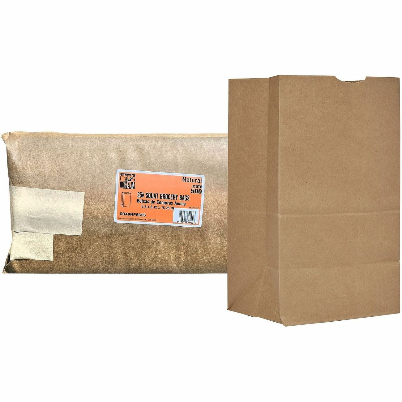 Bag Paper 25# Squat