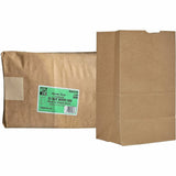 AJM #20 Squat Heavy-Duty Kraft Paper Grocery Bags