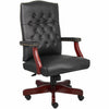 Chair Traditional Woodframe Bl