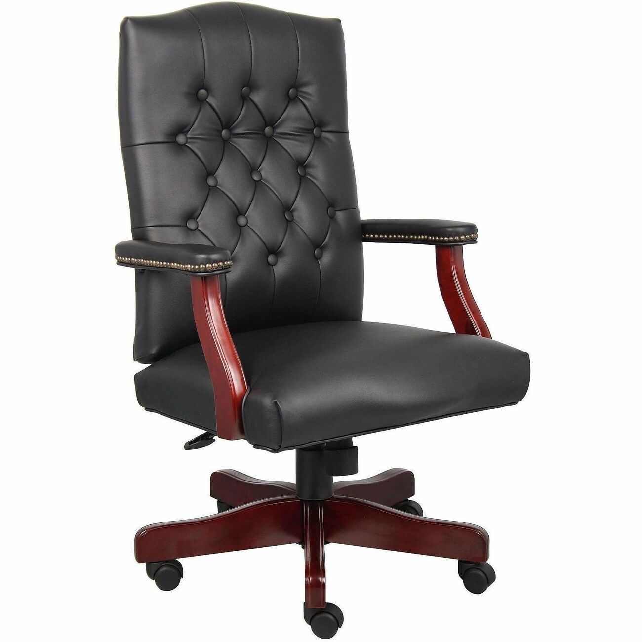 Chair Traditional Woodframe Bl