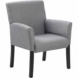 Boss Box Arm Guest, Accent or Dining Chair W/Black Base