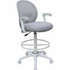 Stool Mesh Fliparm White