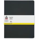 Dome Personal Journal - 8�10 Inch Softcover Black Lined Journal Notebook