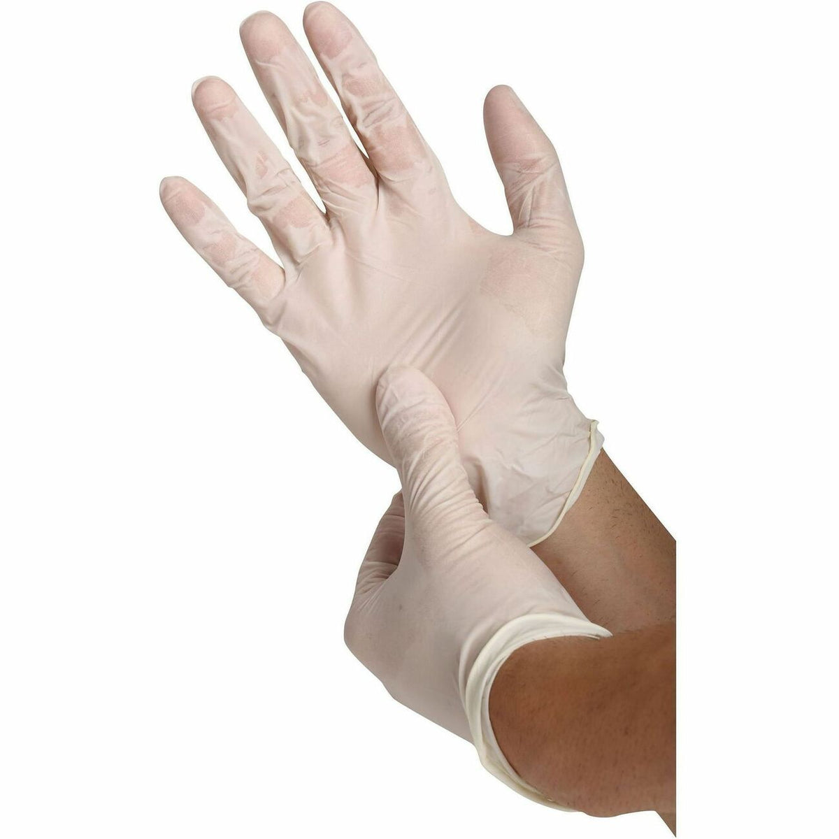 Genuine Joe Powder-Free Latex Work Gloves