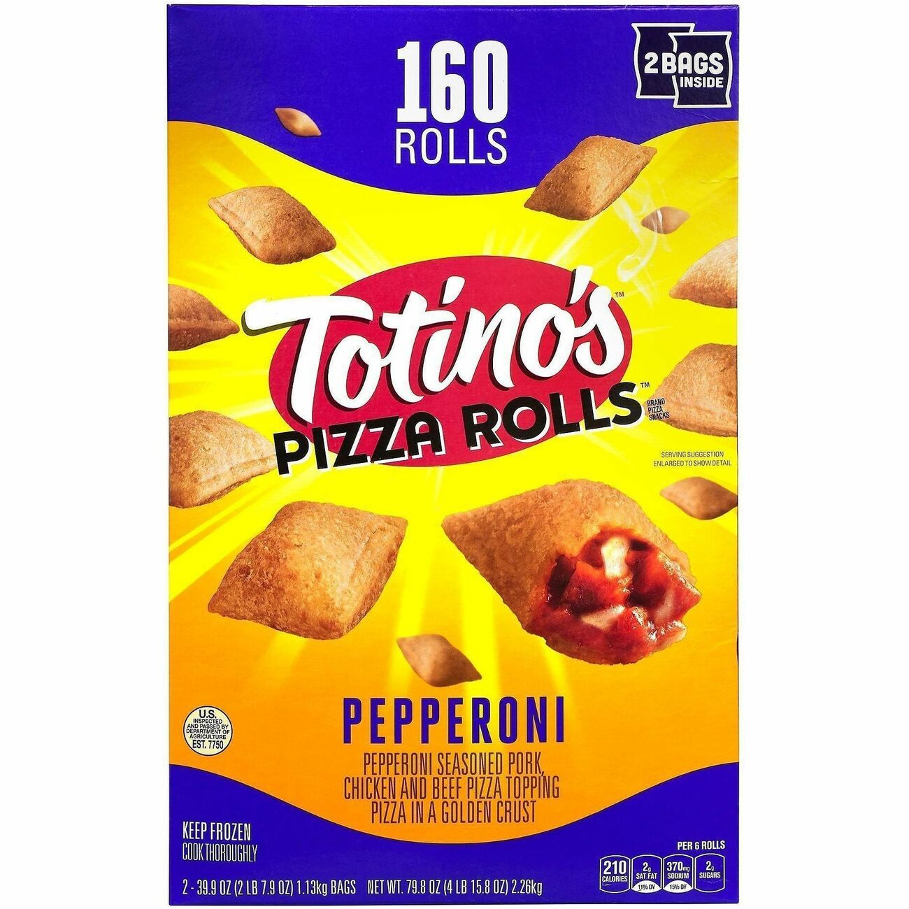 Food Totinos Pep 160Ct