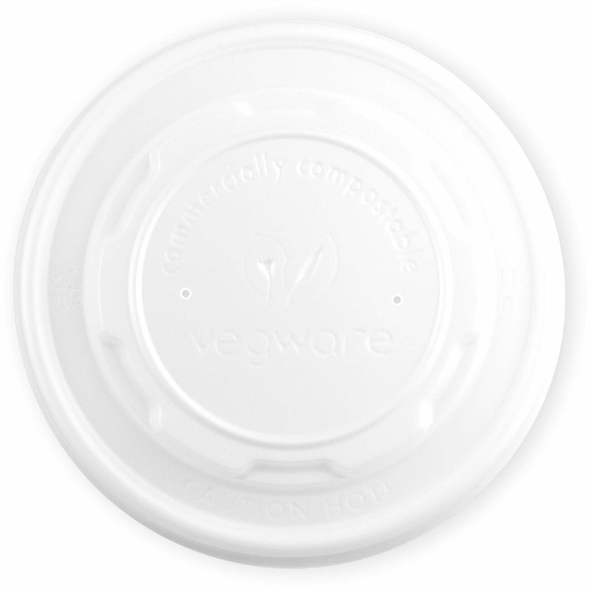 Vegware Flat Hot Lids for Soup Containers