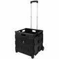 Business Source Stow-and-Go Mobile Storage Crate
