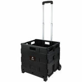 Business Source Stow-and-Go Mobile Storage Crate