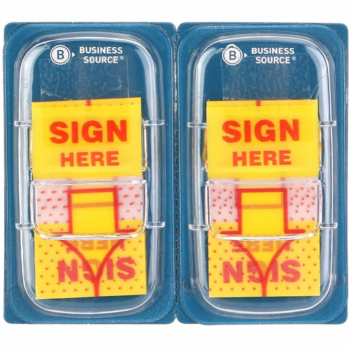 Business Source Flag 1Inch Signher 500/Pk Yl