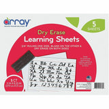 Array 2-Sided Dry-Erase Learning Sheets
