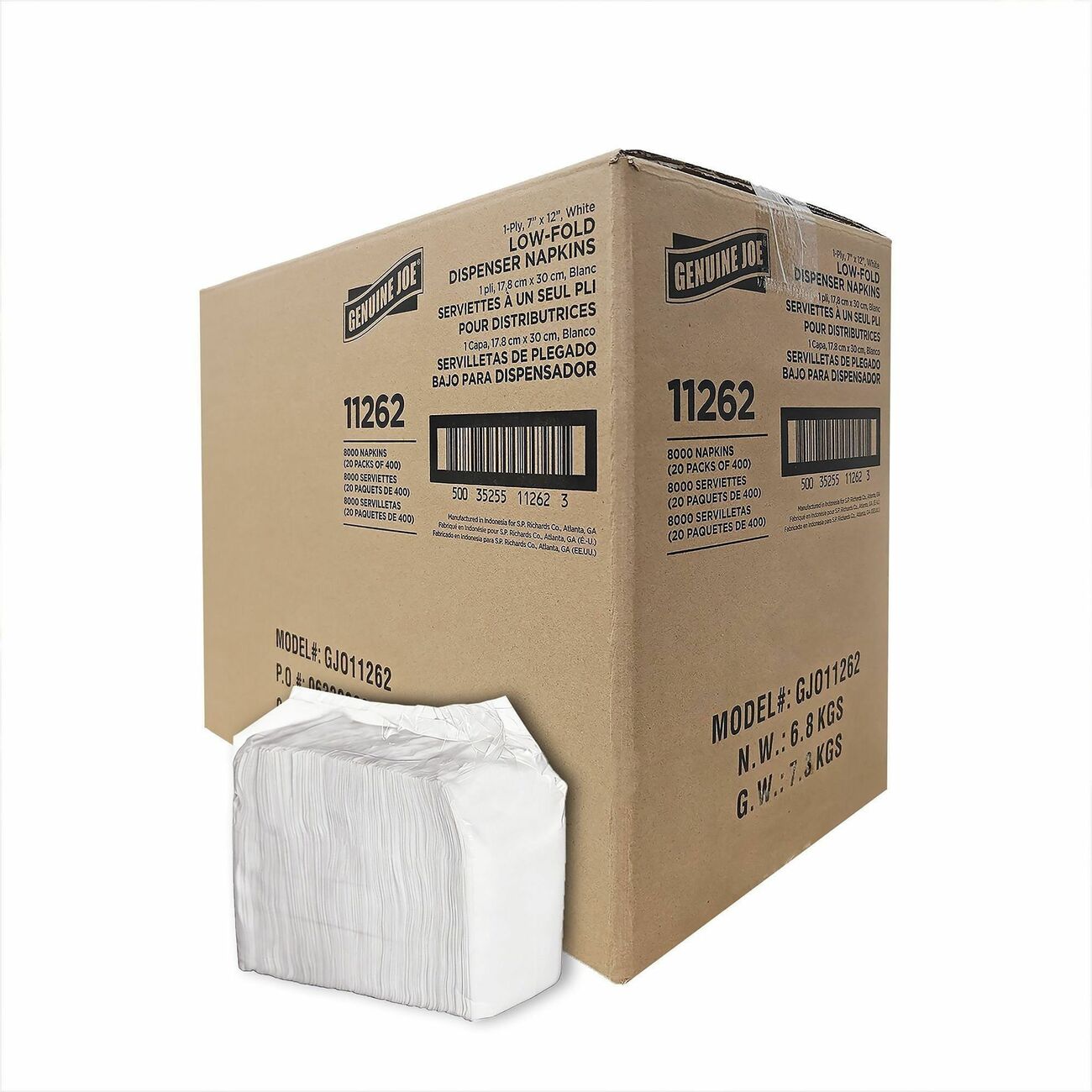 Genuine Joe Napkin Lowfold Dispenser