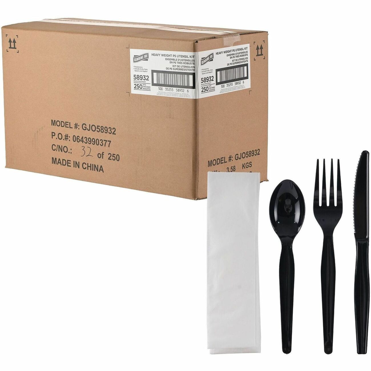 Genuine Joe Kit Hw Ps Bk Fksn