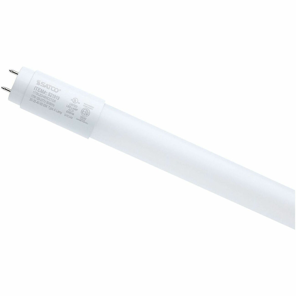 Satco LED Type-A T8 Tube Bulbs