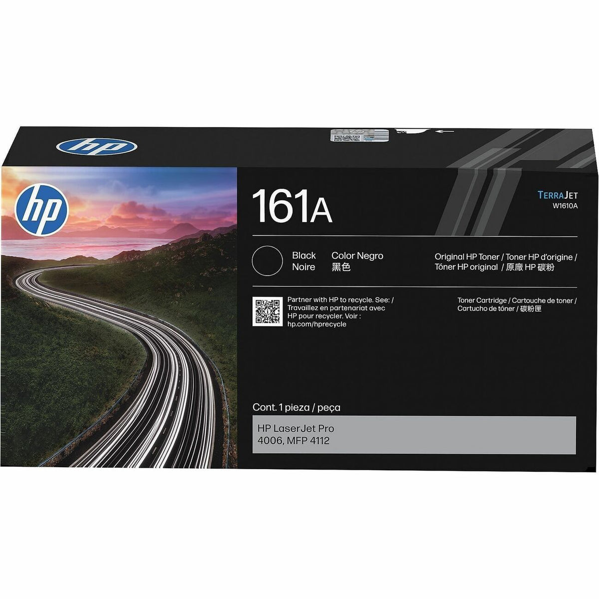HP Crtg Toner Hp 161 Blk
