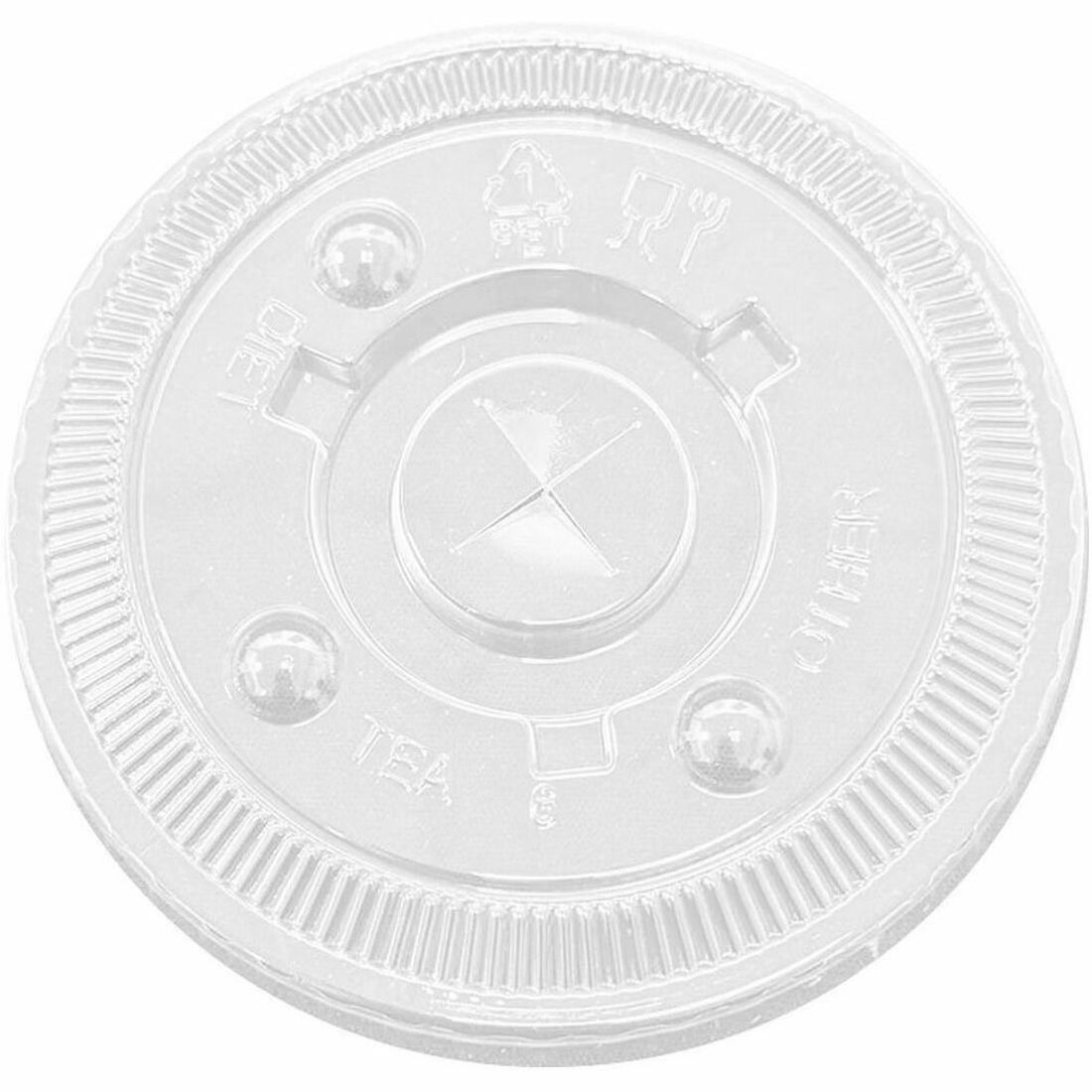 Genuine Joe Lid Papercup Clear 1000/Ct