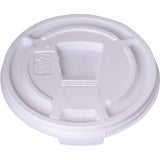 Genuine Joe Plastic Lids with Reclosable Slot