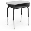 Lorell League Dry-Erase Top Student Desk with Book Box