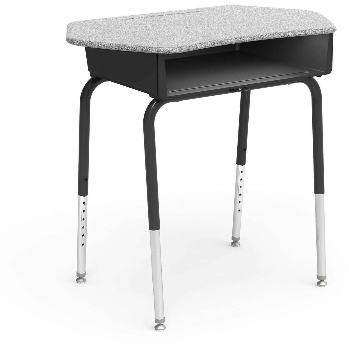 Lorell League Dry-Erase Top Student Desk with Book Box