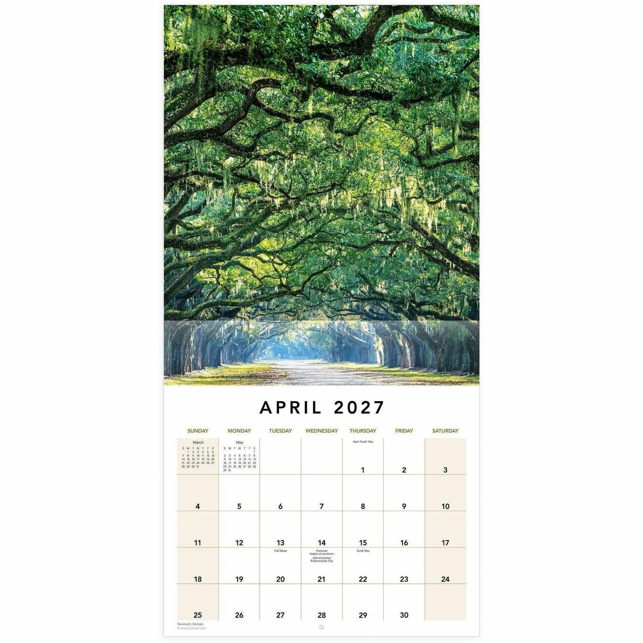 AT-A-GLANCE Wall M 12X12 Amer Beautiful