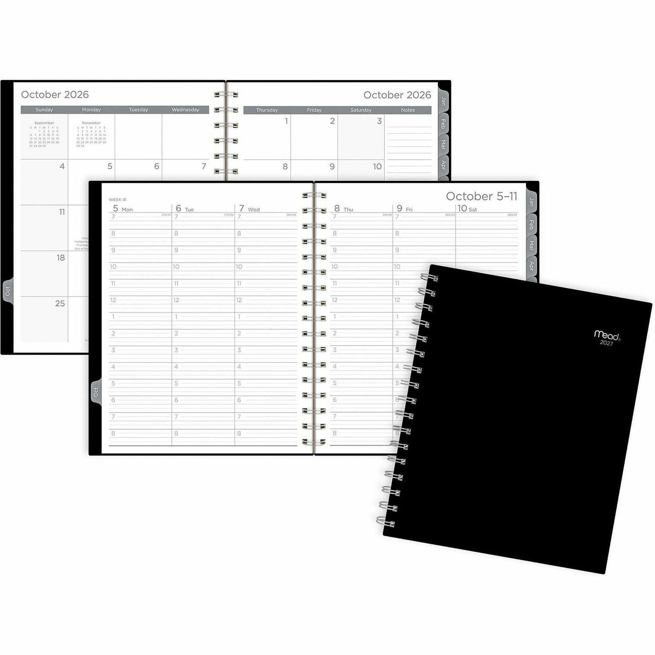 AT-A-GLANCE Planner Basic Wm Med Black