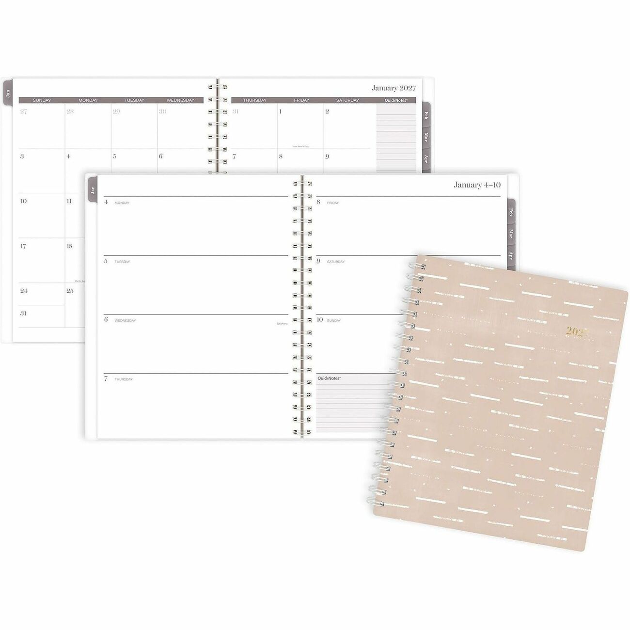AT-A-GLANCE Planner W/M 5X8 Desrt Grain
