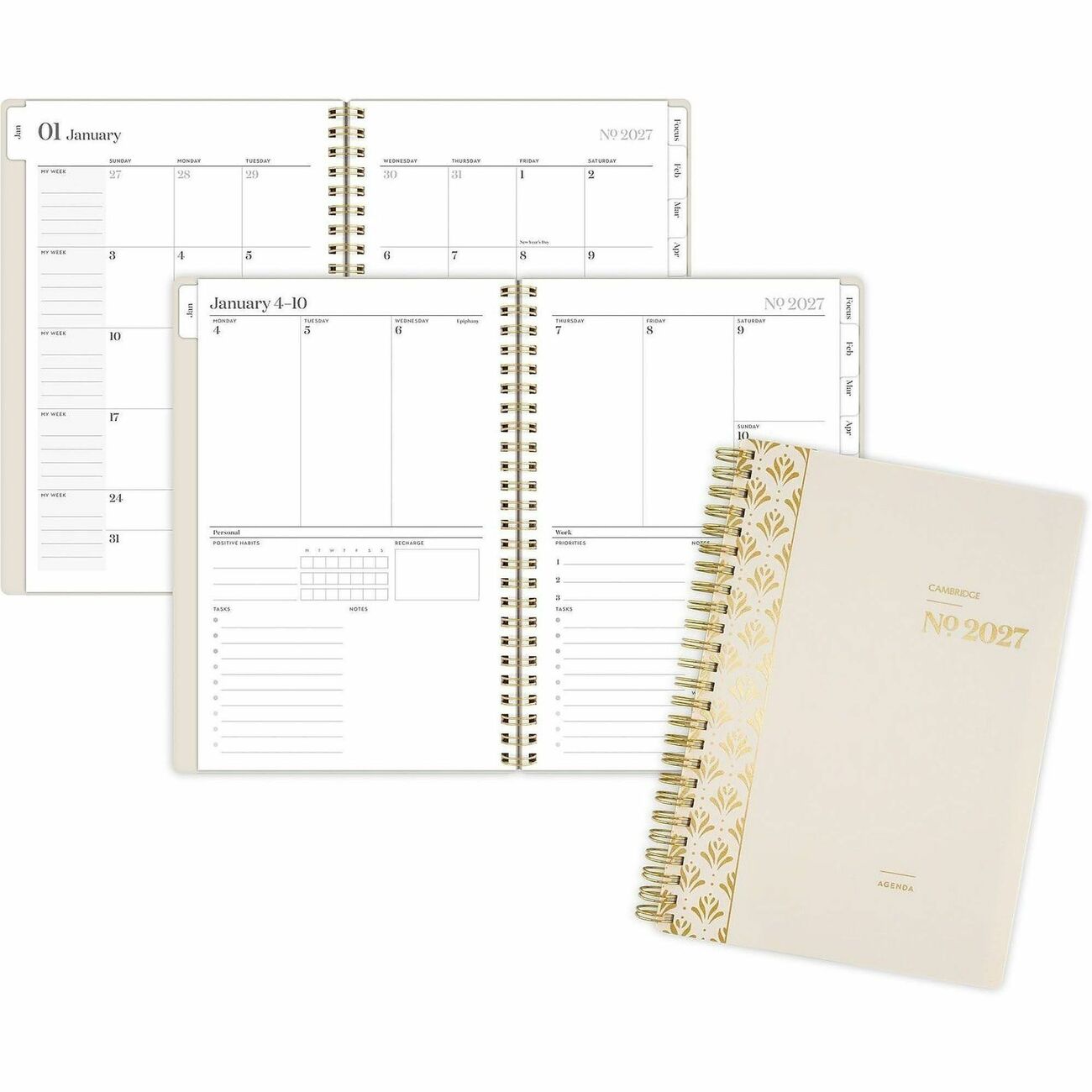 AT-A-GLANCE Planner Ws Wm 5X8 Champagne