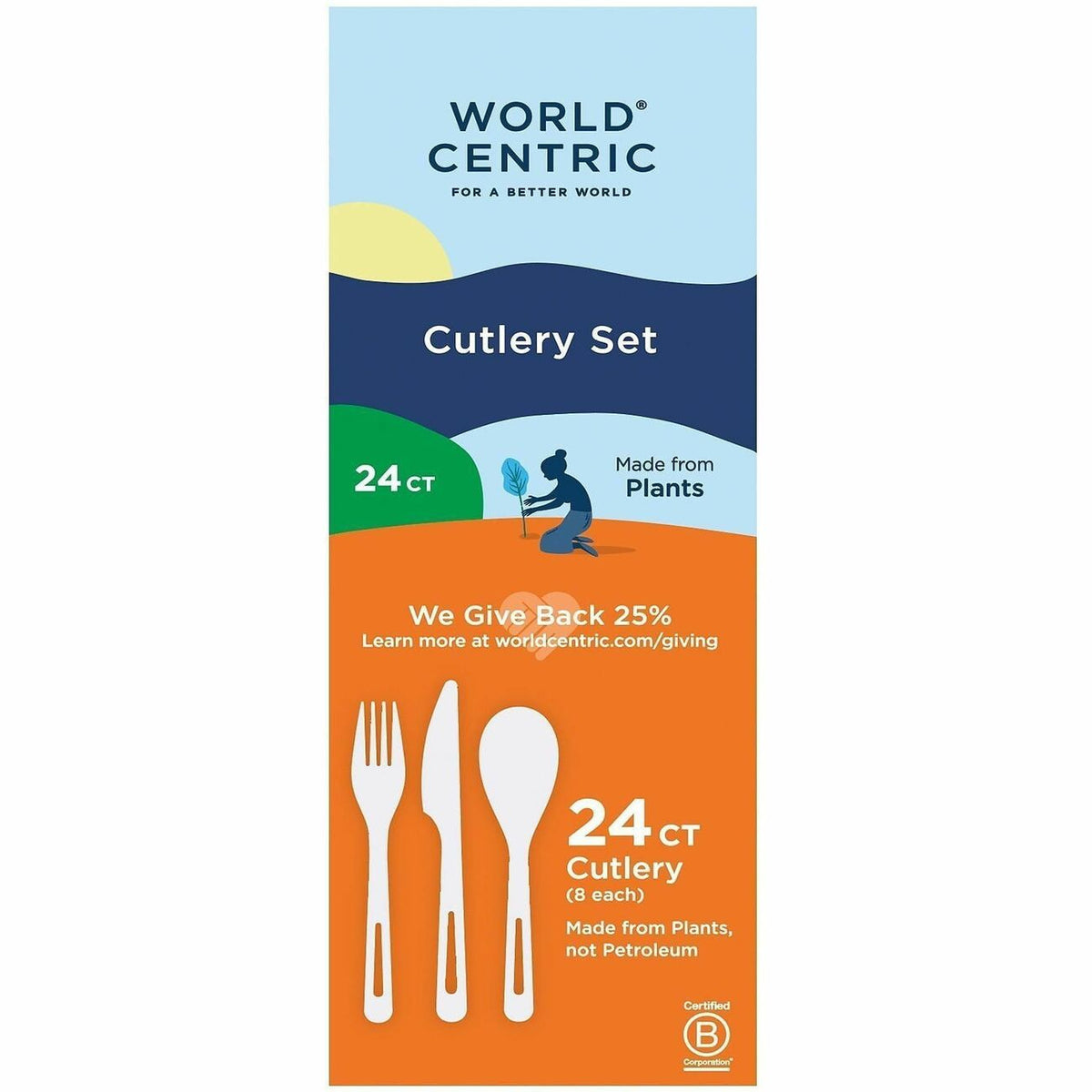 World Centric Assorted PLA Utensils