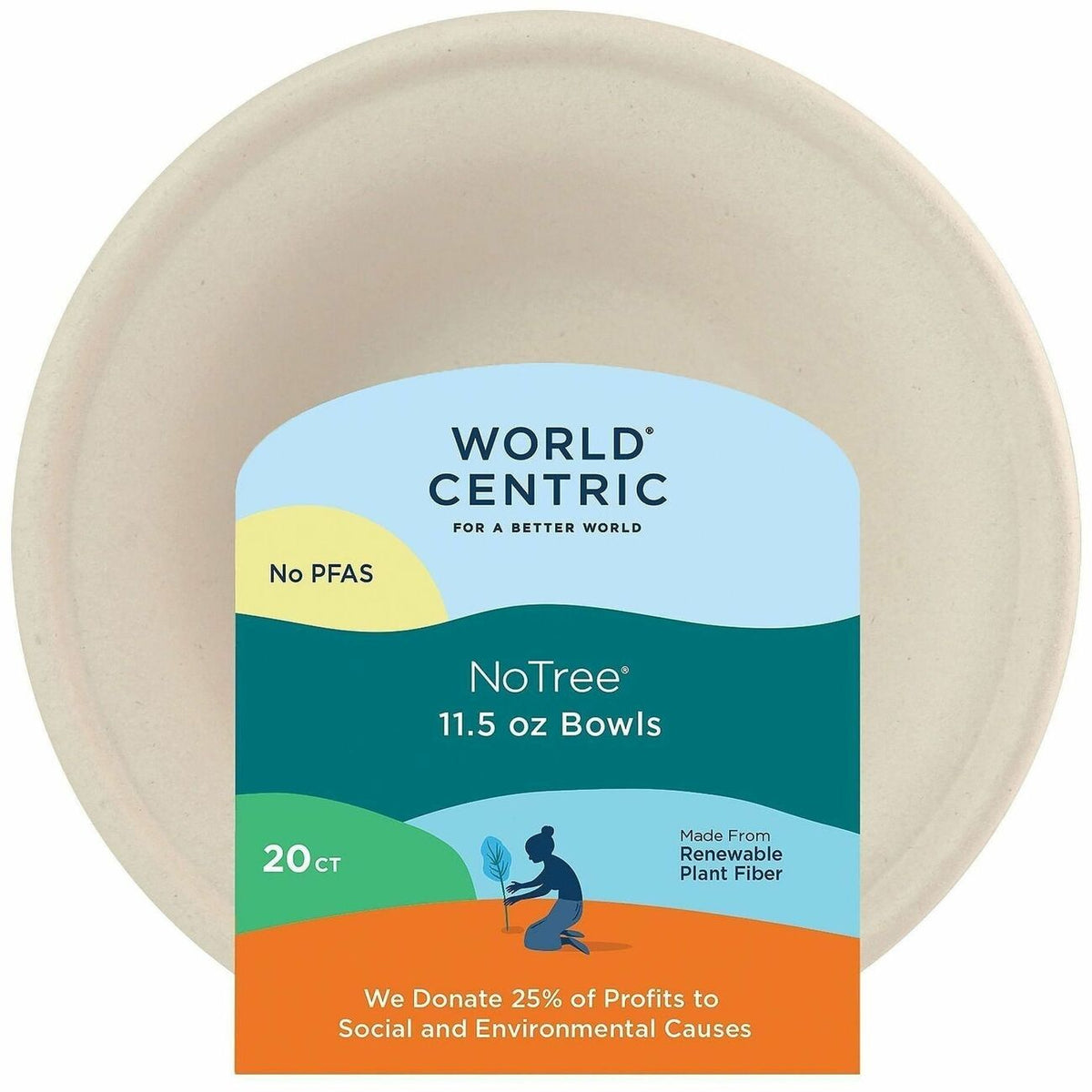No Tree 11.5oz Fiber Bowls